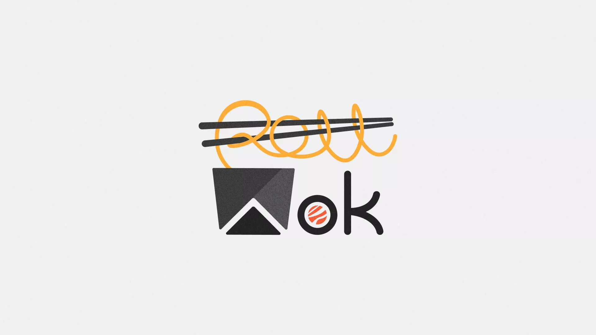 Разработка логотипа в Камешково для суши-бара «Roll Wok Club» Разработка логотипа в Камешково для суши-бара «Roll Wok Club»