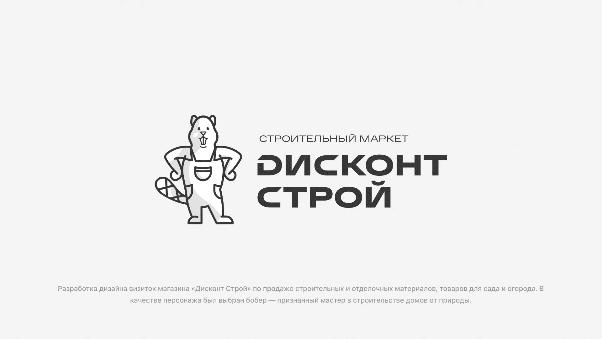 Разработка дизайна визиток магазина «Дисконт Строй» в Камешково